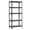 VEVOR Storage Shelves, 5-Tier Adjustable, 2000 lbs Capacity, Heavy Duty Garage Storage Shelving Unit, Metal Utility Rack Shelf, for Kitchen Pantry Basement Bathroom, 28.35" W x 12.17" D x 59.84" H