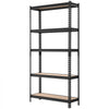 VEVOR Storage Shelves, 5-Tier Adjustable, 3000 lbs Capacity, Heavy Duty Garage Storage Shelving Unit, Metal Utility Rack Shelf, for Kitchen Pantry Basement Bathroom, 36.34" W x 12.17" D x 71.38" H