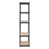 VEVOR Storage Shelves, 2000 lbs, 5 Tier Garage Storage Shelving, 16" D x 36" W x 71.4" H Adjustable Metal Shelves for Garage Shelves Utility Rack Shelf, Ideal for Kitchen, Warehouse, Basement, Black