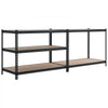 VEVOR Storage Shelves, 5-Tier Adjustable, 3000 lbs Capacity, Heavy Duty Garage Storage Shelving Unit, Metal Utility Rack Shelf, for Garage Workshop Warehouse Basement, 48.35" W x 24.37" D x 71.38" H