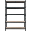 VEVOR Storage Shelves, 5-Tier Adjustable, 3000 lbs Capacity, Heavy Duty Garage Storage Shelving Unit, Metal Utility Rack Shelf, for Garage Workshop Warehouse Basement, 48.35" W x 24.37" D x 71.38" H
