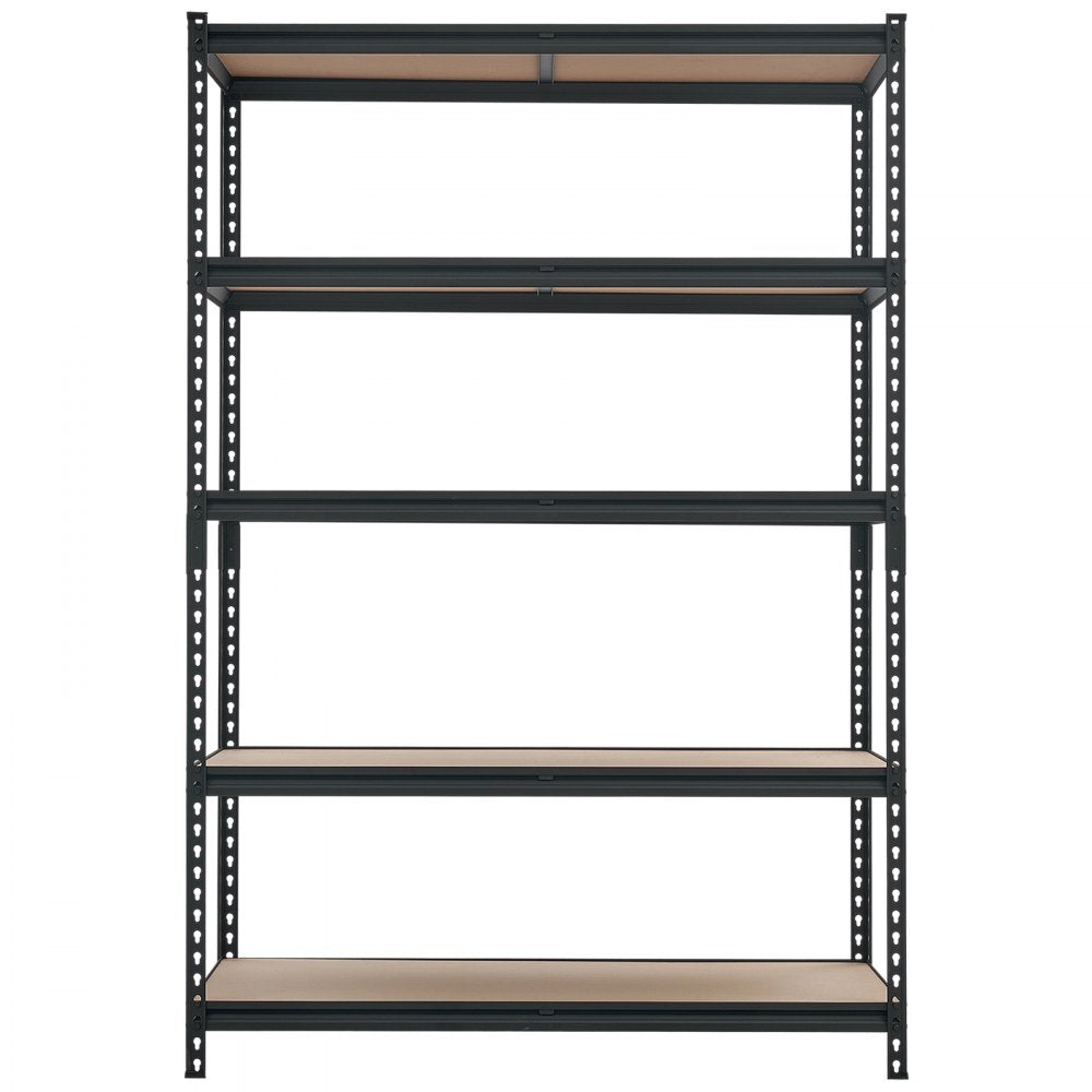 VEVOR Storage Shelves, 5-Tier Adjustable, 3000 lbs Capacity, Heavy Duty Garage Storage Shelving Unit, Metal Utility Rack Shelf, for Garage Workshop Warehouse Basement, 48.35" W x 24.37" D x 71.38" H