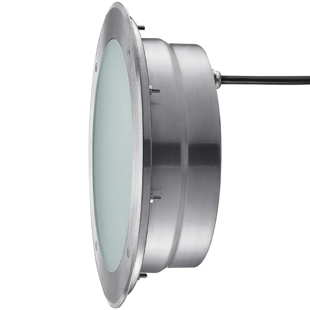 VEVOR 12V LED Pool Illumination, 10" Diameter 40W, Multi-Color RGBW, Submersible Light for Pools & Spas, Includes 50 FT Cable & Remote, Suitable for 10" Wet Niches, IP68