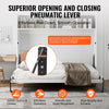 VEVOR Murphy Bed Kit, Full Size, Deluxe DIY Wall Bed Mechanical Hardware Kit, Pneumatic Lever Heavy Duty Bed Frame Support, Folding Cabinet Wall Bed Space Saving Design for Guestroom, Easy to Build