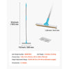 VEVOR Pet Hair Carpet Rake, 35.83-55.51 in Adjustable Long Handle Pet Hair Removal Broom, Reusable Advanced Lint Remover Scraper Dog Cat Fur Cleaning, for Carpet Rugs Mats Couch Furniture Cat Tree