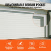 VEVOR Garage Door Seal Top and Sides Seal Strip, 34 FT Universal Weather Stripping Replacement Soft and Hard Composite, Weatherproofing Garage Door TPE Seals with Adhesive Backed and Screws, White