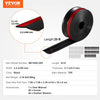 VEVOR Garage Door Seal Top and Sides Seal Strip, 20 FT Universal Weather Stripping Replacement Soft and Hard Composite, Weatherproofing Garage Door TPE Seals with Adhesive Backed and Screws, Black
