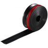VEVOR Garage Door Seal Top and Sides Seal Strip, 20 FT Universal Weather Stripping Replacement Soft and Hard Composite, Weatherproofing Garage Door TPE Seals with Adhesive Backed and Screws, Black