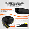 VEVOR Garage Door Threshold and Bottom Seals Kit, 20 FT U Shape+O Ring Universal Garage Door Bottom Seal Weatherstrip PVC, Combine with Weatherproof Garage Threshold Seal Strip with Adhesive, Black
