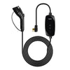VEVOR Level 2 EV Charger, 32 Amp Adjustable Current, 240V Electric Vehicle Portable Charger with 25 ft Charging Cable, NEMA 14-50P Plug, LCD Display, Plug-in Home Car Charging Station for SAE J1772 EV
