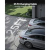 VEVOR Level 1&2 EV Charger, 16 Amp, Electric Vehicle Portable Charger with 25 ft Charging Cable, 120V-240V, NEMA 6-20P Plug NEMA 5-15 Adapter, LED Indicator, Home Car Charging Station for SAE J1772 EV
