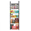 VEVOR Over the Door Pantry Organizer, 6-Tier Pantry Organization and Storage, Heavy-Duty Steel Hanging Spice Rack, Adjustable Wall Seasoning Shelves, for Home Kitchen Laundry Room Bathroom, Black