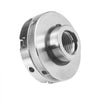 VEVOR 4 Inch Wood Lathe Chuck, 4-Jaw, Self-Centering Wood Turning Chuck Set with 1" x 8TPI Thread & Adapter, Nickel-Plated, High-Hardness Steel, Inside Clamping & Outside Support, for Woodworking