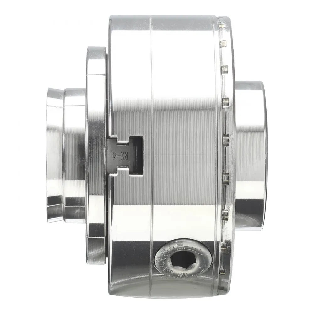 VEVOR 4 Inch Wood Lathe Chuck, 4-Jaw, Self-Centering Wood Turning Chuck Set with 1" x 8TPI Thread & Adapter, Round Jaws, Step Jaws, Thickened Nickel-Plated, High-Hardness Steel, for Woodworking Lathe