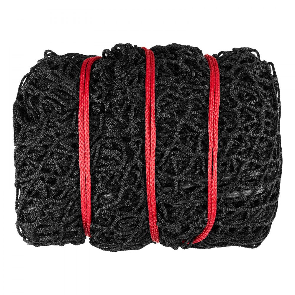 VEVOR Round Bale Hay Net, 5.91 x 5.91 x 5.91 ft, 1.5 inch Holes, PE Material, Knotless Design, with Zip Ties, Needle Shuttle, Repair Twine and Storage Bag, Slow Feeder Round Bale Net for Horses