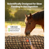 VEVOR Round Bale Hay Net, 5.91 x 5.91 x 5.91 ft, 1.65 inch Holes, PE Material, Knotless Design, with Zip Ties, Needle Shuttle, Repair Twine and Storage Bag, Slow Feeder Round Bale Net for Horses