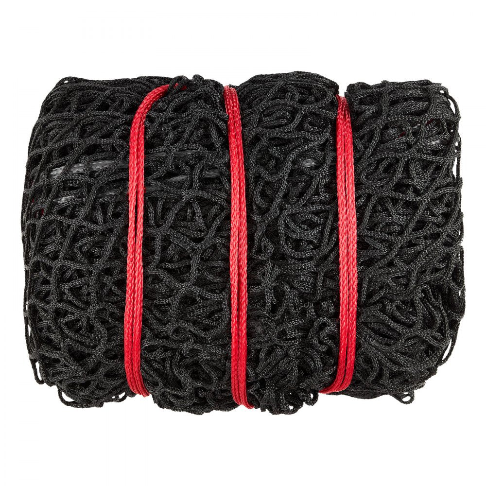 VEVOR Round Bale Hay Net, 5.91 x 5.91 x 5.91 ft, 1.65 inch Holes, PE Material, Knotless Design, with Zip Ties, Needle Shuttle, Repair Twine and Storage Bag, Slow Feeder Round Bale Net for Horses