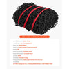 VEVOR Round Bale Hay Net, 4.92 x 4.92 x 4.92 ft, 1.75 inch Holes, PE Material, Reinforced Knotted Design, with Zip Ties, Needle Shuttle, and Repair Twine, Slow Feeder Round Bale Net for Horses