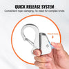 VEVOR Boat Anchor Hook, 304 Stainless Steel Slide Anchor, Knotless Anchor System with Quick Release, Boat Anchor Hook Clips for 3/8" - 5/8" Boat Anchor Rope, Easy to Use, Holds 3700 LBS