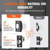 VEVOR Front Door Handle and Deadbolt Set, Square Entry Handle Set with Lever, Single Cylinder, Adjustable Hole Space, Reversible for Right and Left Handed Entrance and Front Doors, Matte Black