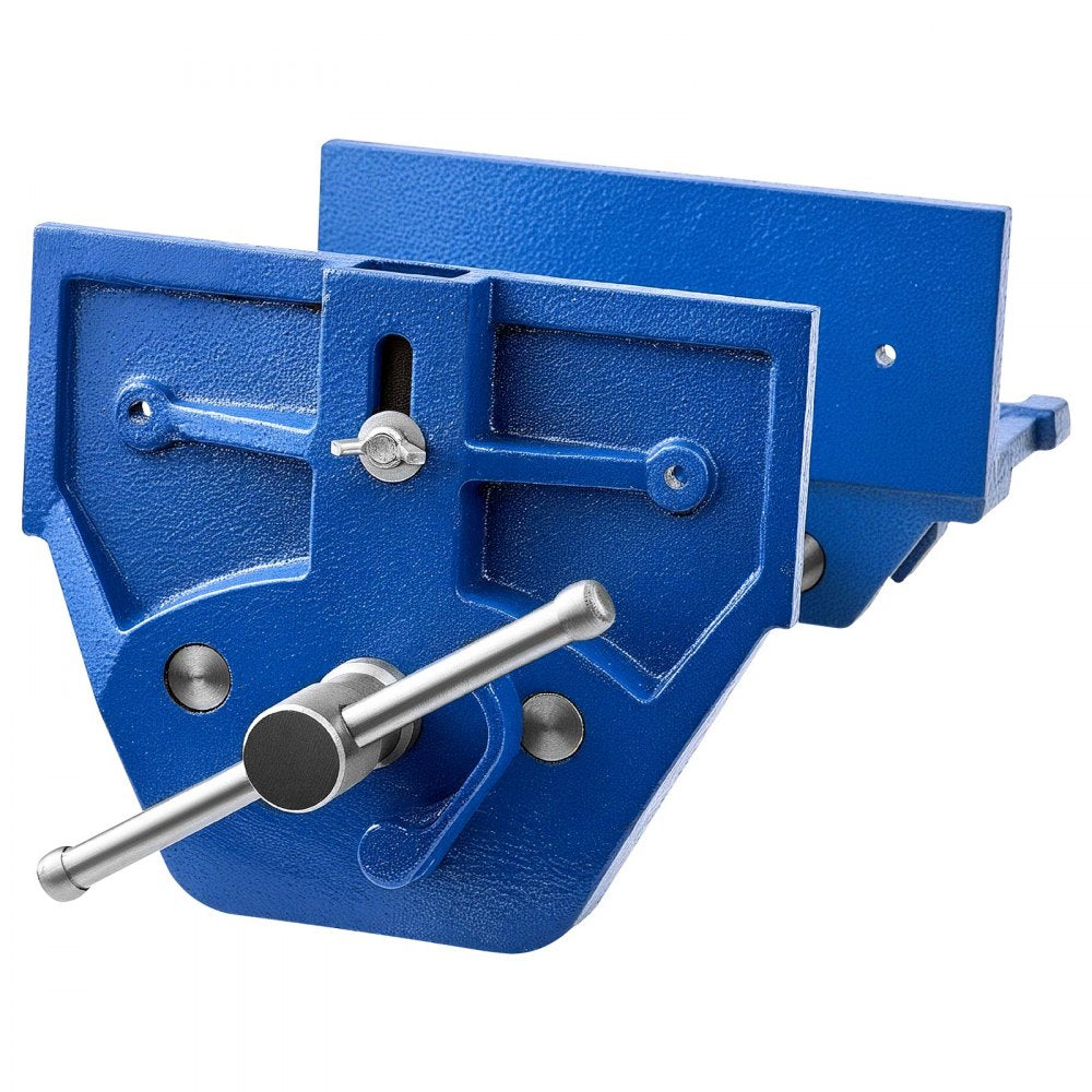 VEVOR Woodworking Vise, 9 Inch Jaw Width, Quick Release Wood Bench Vise, 10.2 Inch Max Jaw Opening, Heavy-duty Cast Iron Construction, Adjustable Front Stop, Workbench Vice, for Woodworking Drilling