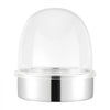 VEVOR Cotton Candy Machine Cover, Transparent Acrylic Dome Bubble Shield, Cotton Candy Machine Bubble Shield Compatible with 15inch Cottons Candies Machines Bowl for Party, Shops, Bottom Groove Design