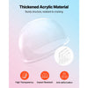 VEVOR Cotton Candy Machine Cover, Transparent Acrylic Dome Bubble Shield, Cotton Candy Machine Bubble Shield Compatible with 20.5in Cottons Candies Machines Bowl for Party, Shops, Bottom Groove Design