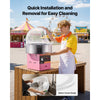 VEVOR Cotton Candy Machine Cover, Transparent Acrylic Dome Bubble Shield, Cotton Candy Machine Bubble Shield Compatible with 20.5in Cottons Candies Machines Bowl for Party, Shops, Bottom Groove Design