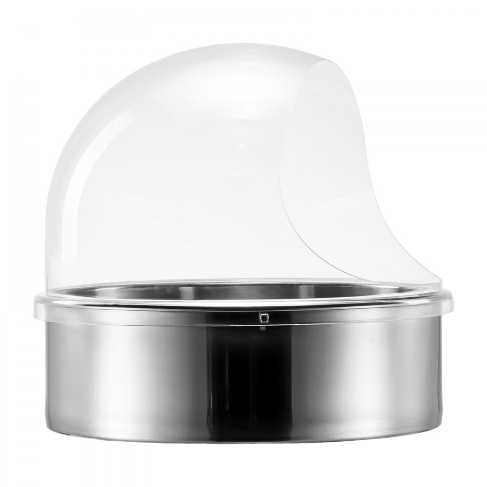VEVOR Cotton Candy Machine Cover, Transparent Acrylic Dome Bubble Shield, Cotton Candy Machine Bubble Shield Compatible with 20.5in Cottons Candies Machines Bowl for Party, Shops, Bottom Groove Design