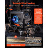VEVOR 200A Pro MIG Welder 9-in-1 All-in-One Welding Cart Workstation, Gas MIG, Gasless Flux Core, AC/DC Tig, AC/DC Pluse Tig, Stick, Aluminum Welding with Spool Gun Compatible, Foot Pedal Control