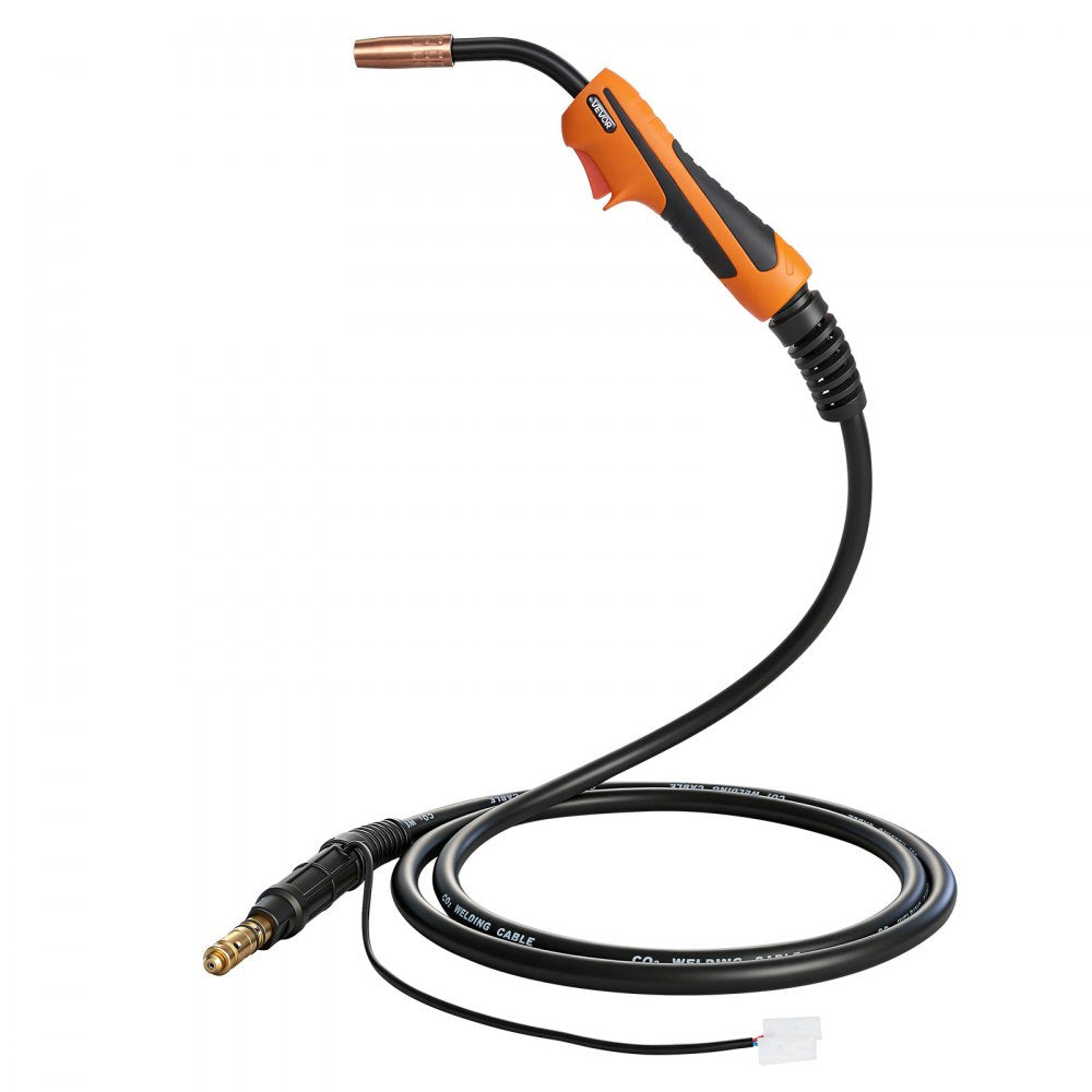 VEVOR 100A MIG Welding Gun with 10FT Cable, Replacement for Lincoln Magnum 100L (K530-5) - with 11PCS Mig Welding Contact Tips