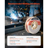 VEVOR Solid MIG Welding Wire, ER70S-6 0.023-inch 10 LBS, Low Spatter Mild Steel Welding Wire with High Deoxidizers for All-Position Gas Shielded Welding