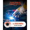 VEVOR Solid MIG Welding Wire, ER70S-6 0.03-inch 10 LBS, Low Spatter Mild Steel Welding Wire with High Deoxidizers for All-Position Gas Shielded Welding