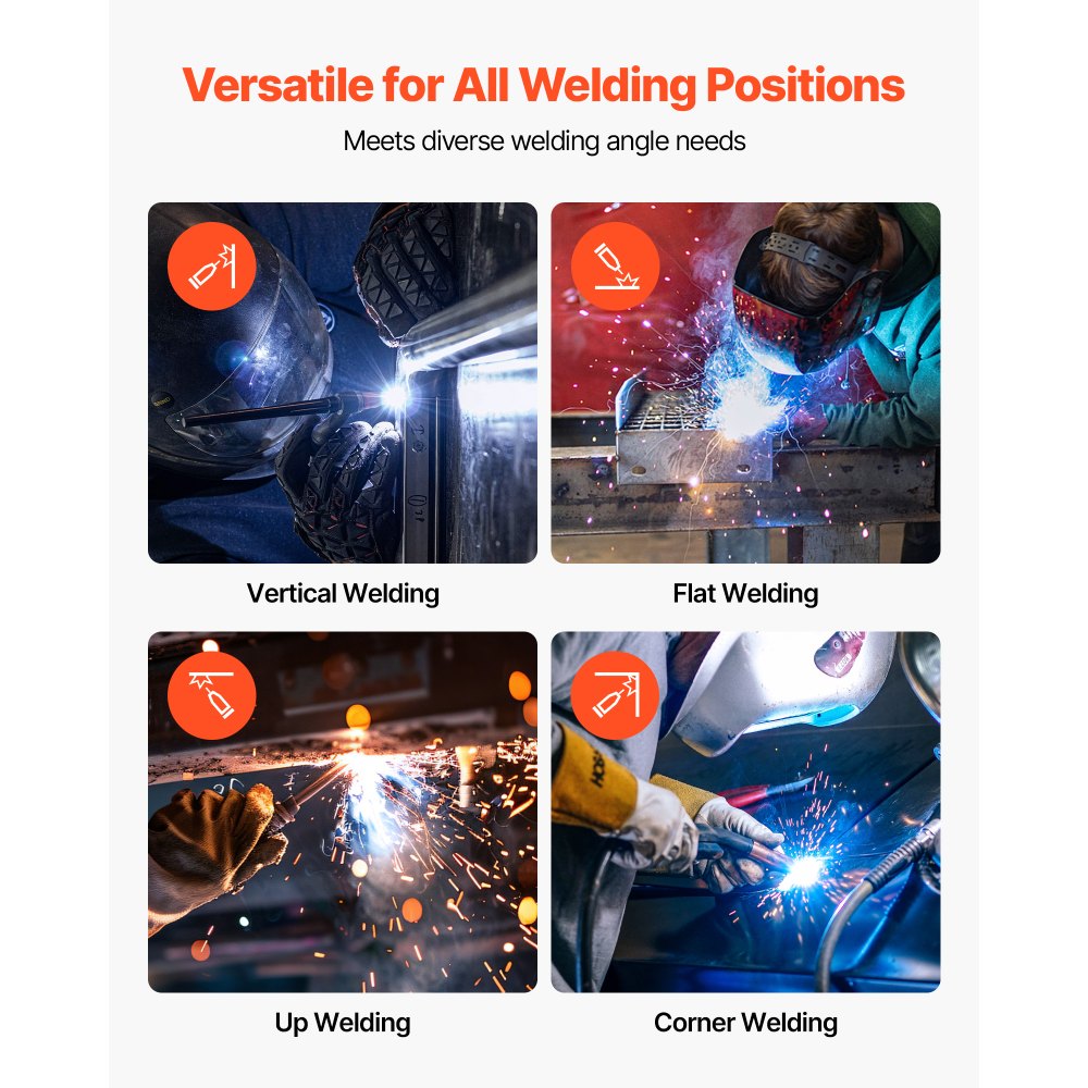 VEVOR Solid MIG Welding Wire, ER70S-6 0.03-inch 10 LBS, Low Spatter Mild Steel Welding Wire with High Deoxidizers for All-Position Gas Shielded Welding