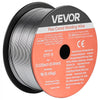 VEVOR Flux Core MIG Welding Wire, E71T-11 0.035-inch 1 LBS, Gasless Mild Steel Welding Wire with Low Spatter for All Position Arc Welding, Self-Shielded for Outdoor Use (Pack of 2 Rolls)