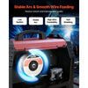VEVOR Flux Core MIG Welding Wire, E71T-11 0.035-inch 10 LBS, Gasless Mild Steel Welding Wire with Low Spatter for All Position Arc Welding, Self-Shielded for Outdoor Use