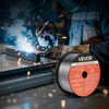VEVOR Flux Core MIG Welding Wire, E71T-GS 0.035-inch 2 LBS, Gasless Mild Steel Welding Wire with Low Spatter for All Position Arc Welding, Self-Shielded for Outdoor Use (Pack of 3 Rolls)