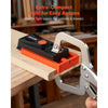 VEVOR Pocket Hole Jig Kit, 1/2 to 1-1/2 in Adjustable, Mini Jig Pocket Hole System with Step Drill, Hex Wrench, Drill Stop Ring, Square Drive Bit, and Screws, Reinforced Nylon Frame, for Woodworking