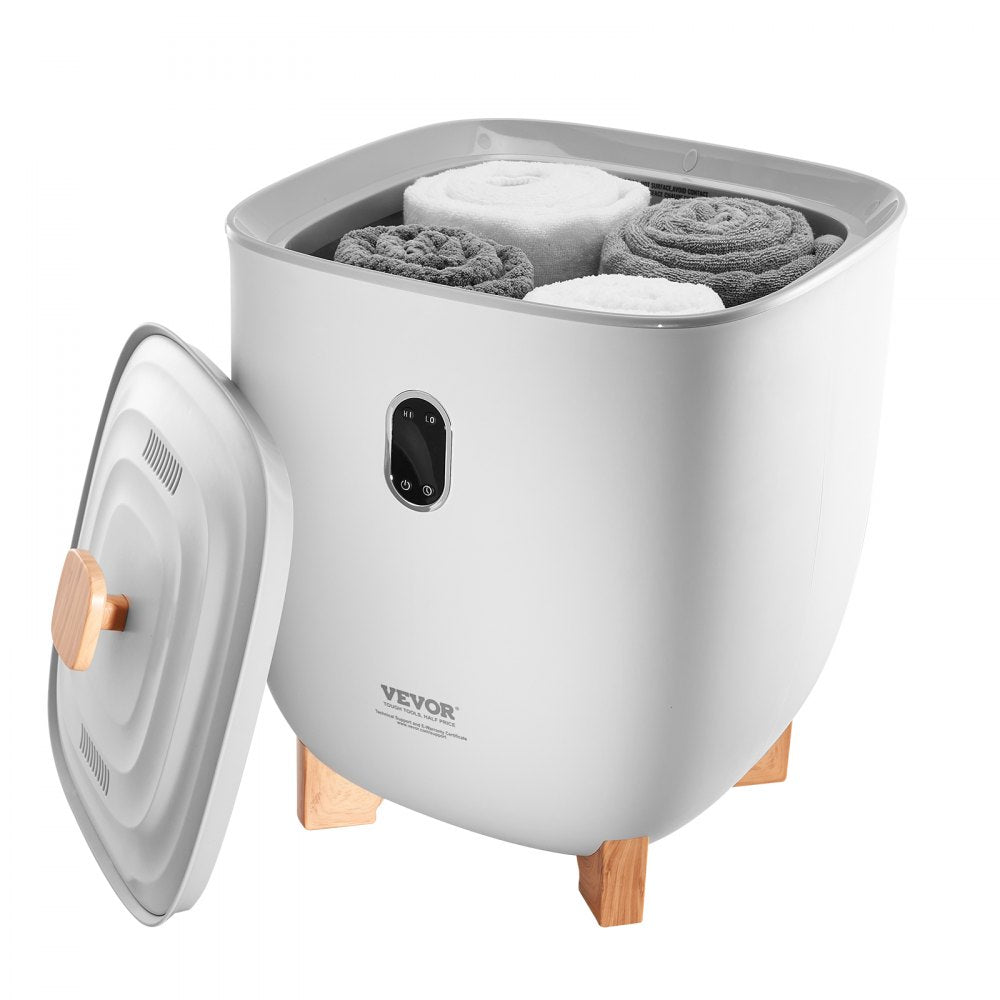 VEVOR Towel Warmers for Bathroom, 25 L Towel Warmer Bucket with Auto Shut Off for Spa Fits up to 5 Oversized Bath Towels, Blankets, Clothes, Bathrobes, PJ's and More