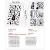 VEVOR Embossing Folders, 15 Pieces, 4.13 x 5.83 in, Background Embossed Plates for VEVOR Die Cutting and Embossing Machine, PP Plastic Embossed Stencil Template for Scrapbooking and Card Making