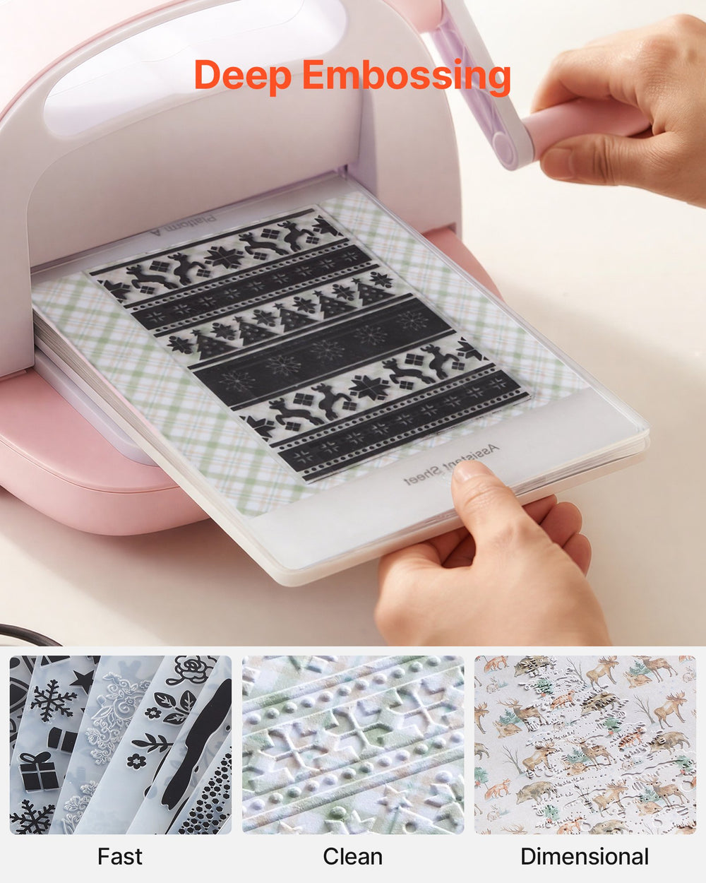 VEVOR Embossing Folders, 15 Pieces, 4.13 x 5.83 in, Background Embossed Plates for VEVOR Die Cutting and Embossing Machine, PP Plastic Embossed Stencil Template for Scrapbooking and Card Making