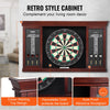 VEVOR Dartboard and Cabinet Set, Ready-to-Play Bundle Official Size Dartboard Cabinet Set, Steel Tip Dart Cabinet, Features Easy Assembly, Complete with All Accessories, Perfect for Cricket Games