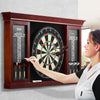 VEVOR Dartboard and Cabinet Set, Ready-to-Play Bundle Official Size Dartboard Cabinet Set, Steel Tip Dart Cabinet, Features Easy Assembly, Complete with All Accessories, Perfect for Cricket Games