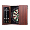 VEVOR Dartboard and Cabinet Set, Ready-to-Play Bundle Official Size Dartboard Cabinet, Steel Tip Dart Hideaway Cabinet, Features Easy Assembly, Complete with All Accessories, Perfect for Cricket Games