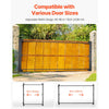 VEVOR Gate Building Kit, Fits 60 to 96 in Wide Openings, Up from 6 to 7 ft High Fence, Adjustable Gate Building Kit, Anti Sag Full Gate Frame Kit with Latch Lock, Screw, for Wooden Fence, Iron, Black