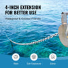 VEVOR Windlass Anchor Rode and Chain, 5/16" x 15' Boat Anchor Chain and 1/2" x 200' Nylon Rope, 2373 lbs. WLL/7120 lbs. BS, Galvanized Anchor Lead Chain and Nylon 3-Strand Rope for Boat Anchor System