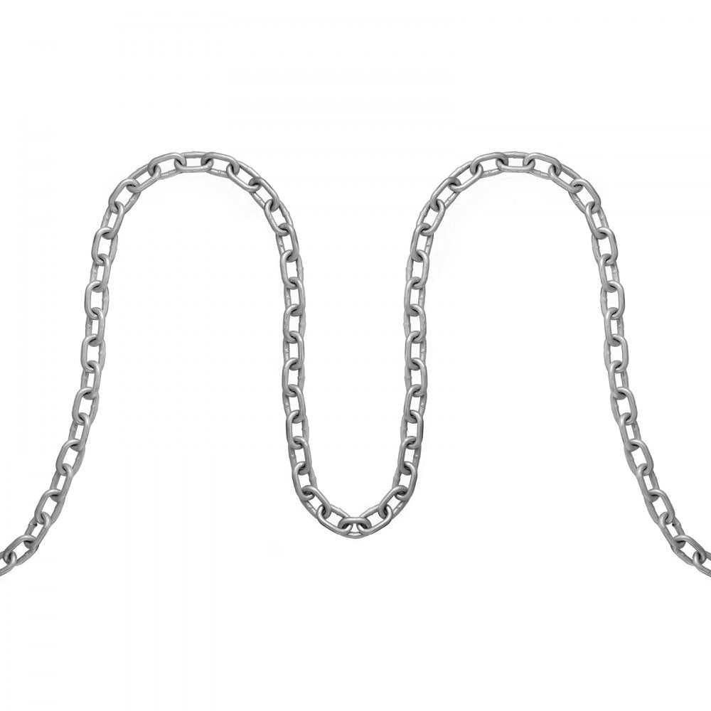 VEVOR Windlass Anchor Rode and Chain, 5/16" x 15' Boat Anchor Chain and 1/2" x 200' Nylon Rope, 2373 lbs. WLL/7120 lbs. BS, Galvanized Anchor Lead Chain and Nylon 3-Strand Rope for Boat Anchor System