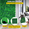 VEVOR Artificial Boxwood Panels, 14 PCS 20\"x20\" Boxwood Hedge Wall Panels, PE Artificial Grass Backdrop Wall 1.6\", Privacy Hedge Screen for Decoration of Outdoor, Indoor, Garden, Fence, and Backyar
