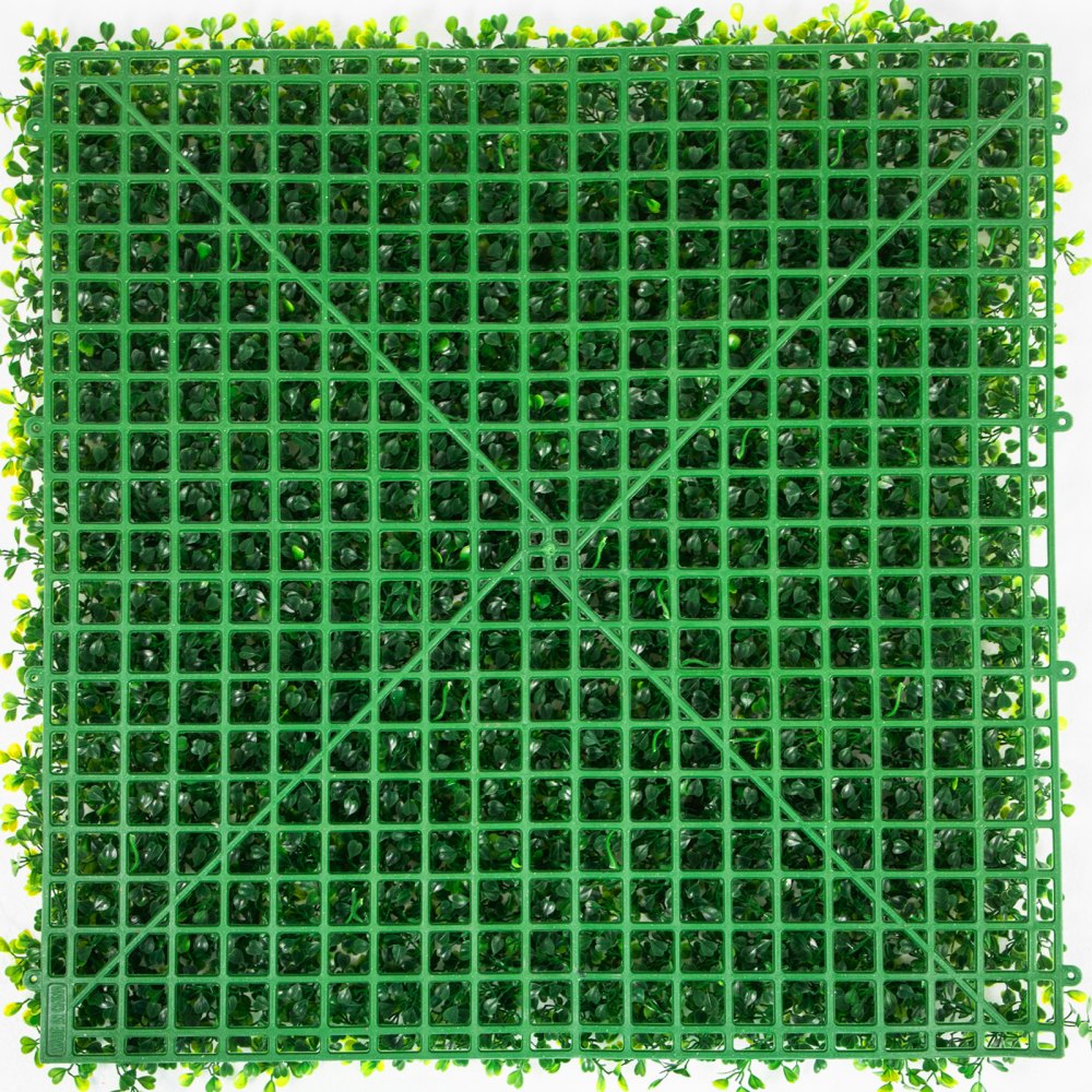VEVOR Artificial Boxwood Panels, 14 PCS 20\"x20\" Boxwood Hedge Wall Panels, PE Artificial Grass Backdrop Wall 1.6\", Privacy Hedge Screen for Decoration of Outdoor, Indoor, Garden, Fence, and Backyar
