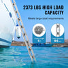 VEVOR Boat Anchor Chain, 5/16" x 6', 2373 lbs. WLL/7120 lbs. BS, 316 Stainless Steel Marine Grade Anchor Lead Chain with Dual Lock Ring Shackles for Boats, Deck, Fishing, Works with Different Anchors